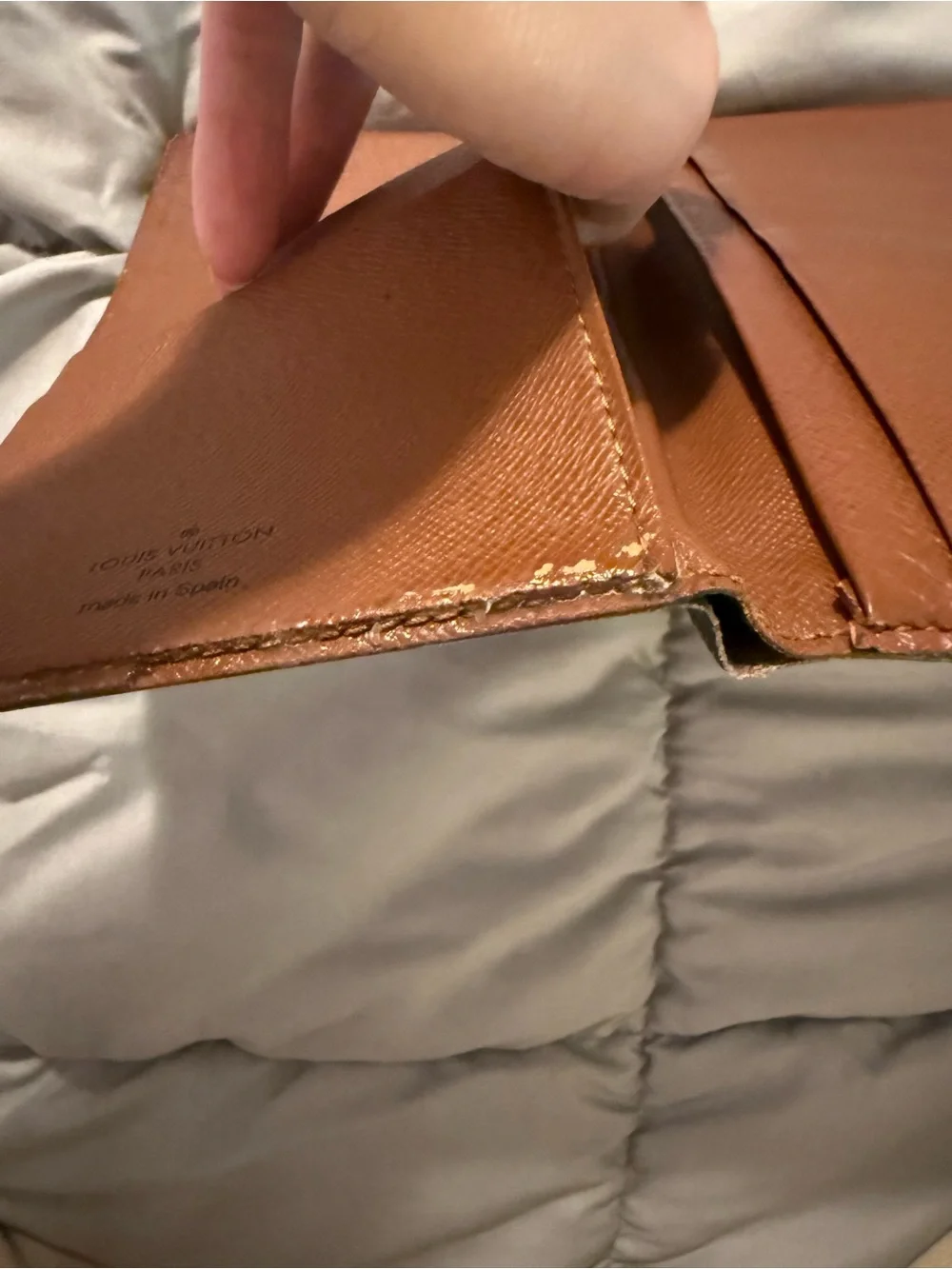 Louis Vuitton Monogram Long Card in Brown and Gold-Tone